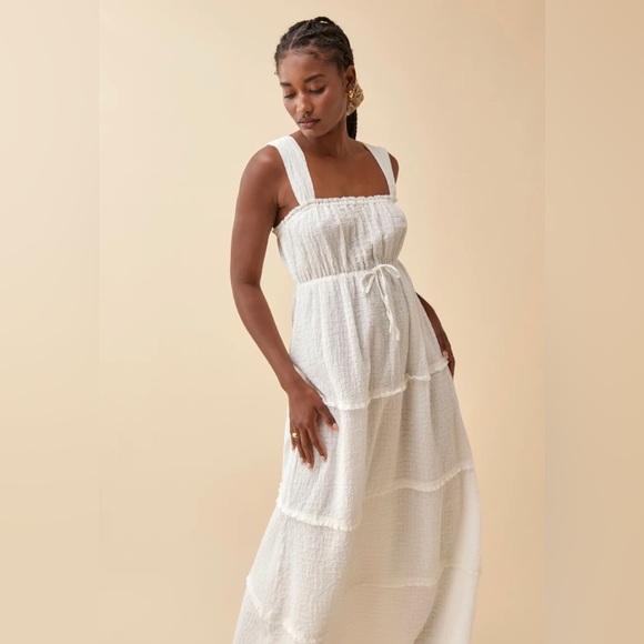 REFORMATION Ivie Tiered Sundress - Picture 3 of 9